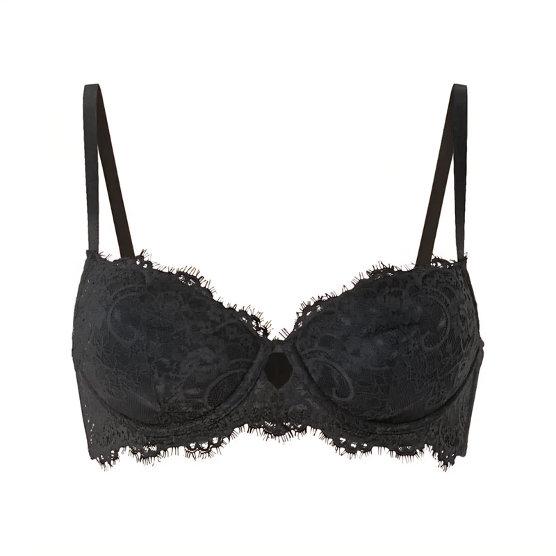 سوتین ساده زنانه اسمارا مدل گیپور دار کد Rad100