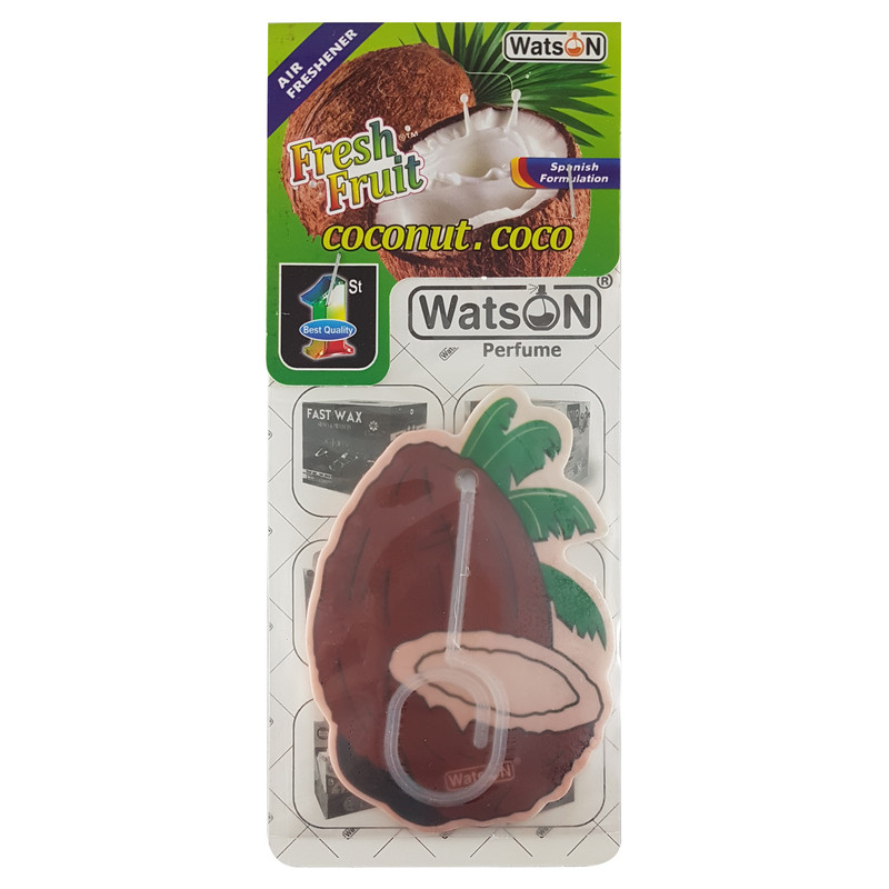 خوشبو کننده خودرو واتسون مدل Card-Coconut