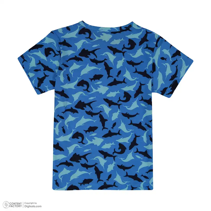 ست تی شرت و شلوارک پسرانه اوزکان مدل 4314533