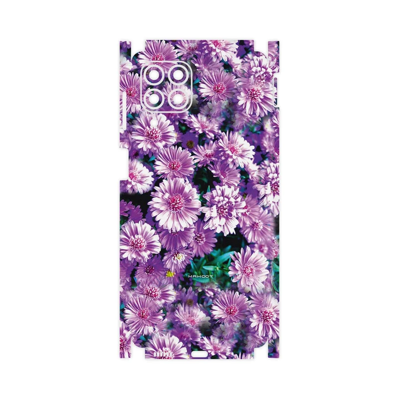برچسب پوششی ماهوت مدل Purple_Flower-FullSkin مناسب برای گوشی موبایل سامسونگ M53