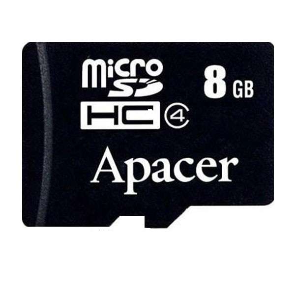 کارت حافظه micro SD اپیسر مدل HC کلاس 4 استاندارد HUS-Iسرعت 30mbps ظرفیت 8 گیگابایت کارت حافظه micro SD اپیسر مدل HC کلاس 4 استاندارد HUS-Iسرعت 30mbps ظرفیت 8 گیگابایت