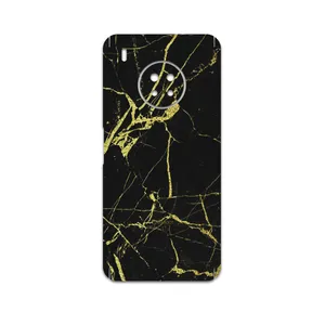 MAHOOT  Graphite-Gold-Marble Cover Sticker for Huawei Y9a
