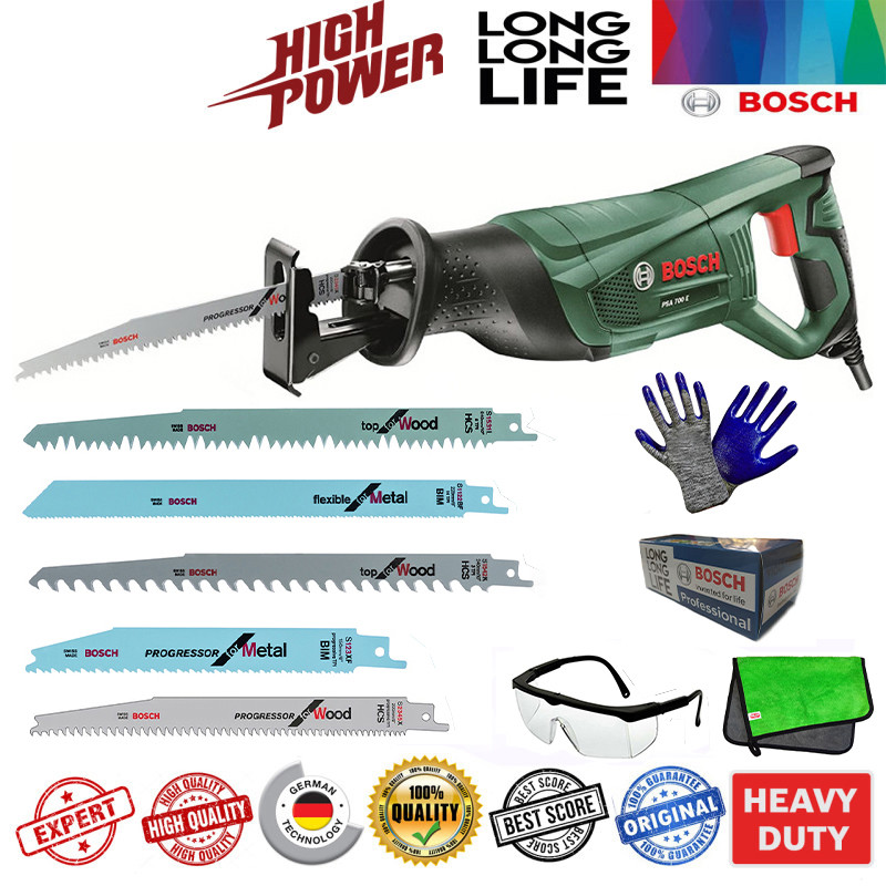 اره افقی بر بوش مدل PSA 700 E مجموعه 9 عددی