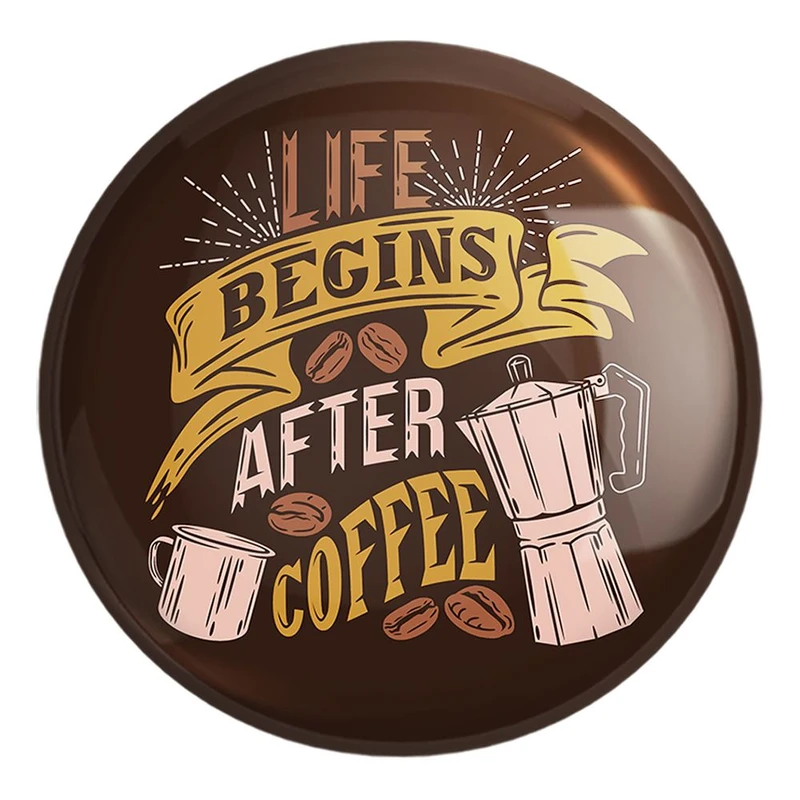 پیکسل خندالو طرح قهوه Coffee کد 22000 مدل بزرگ