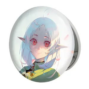 آینه جیبی خندالو طرح سیلفیت انیمه موشوکو تنسی مدل تاشو کد 24154 