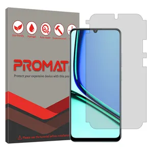 Promate Resistant model transparent screen protector suitable for Realme Note 60 Mobile phone