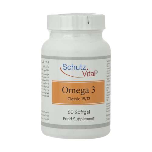 سافت ژل امگا 3 کلاسیک شوتس ویتال بسته 60 عددی