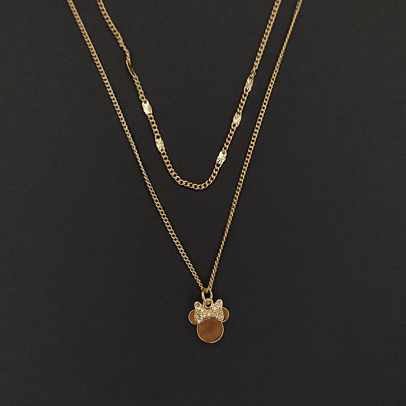 گردنبند دخترانه دیزنی مدل میکی موس