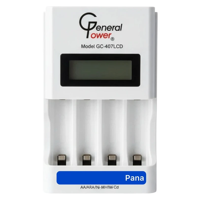 شارژر باتری قلم و نیم قلم جنرال پاور مدل 407