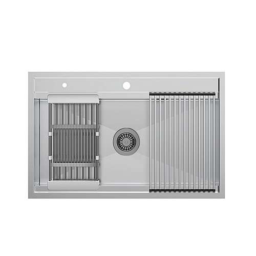 سینک ظرفشویی استیل زرتوس مدل ZSW101 توکار
