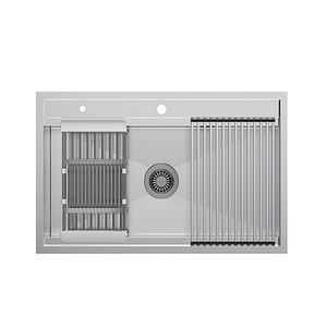 سینک ظرفشویی استیل زرتوس مدل ZSW101 توکار