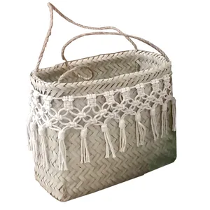 سبد حصیری طرح barrel