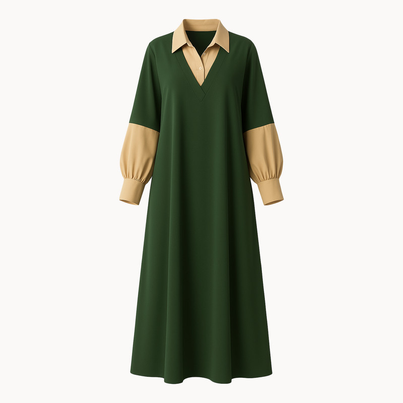 مانتو عبایی زنانه مدل Verdelle کد M5501