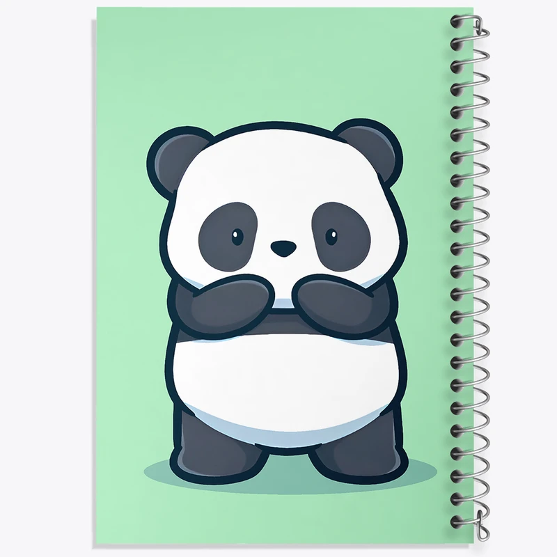 دفتر نقاشی 50 برگ خندالو طرح پاندای کیوت کد N5899