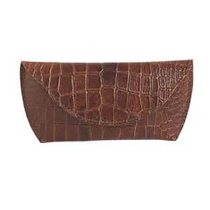 کیف عینک چرم طبیعی مدل CR1