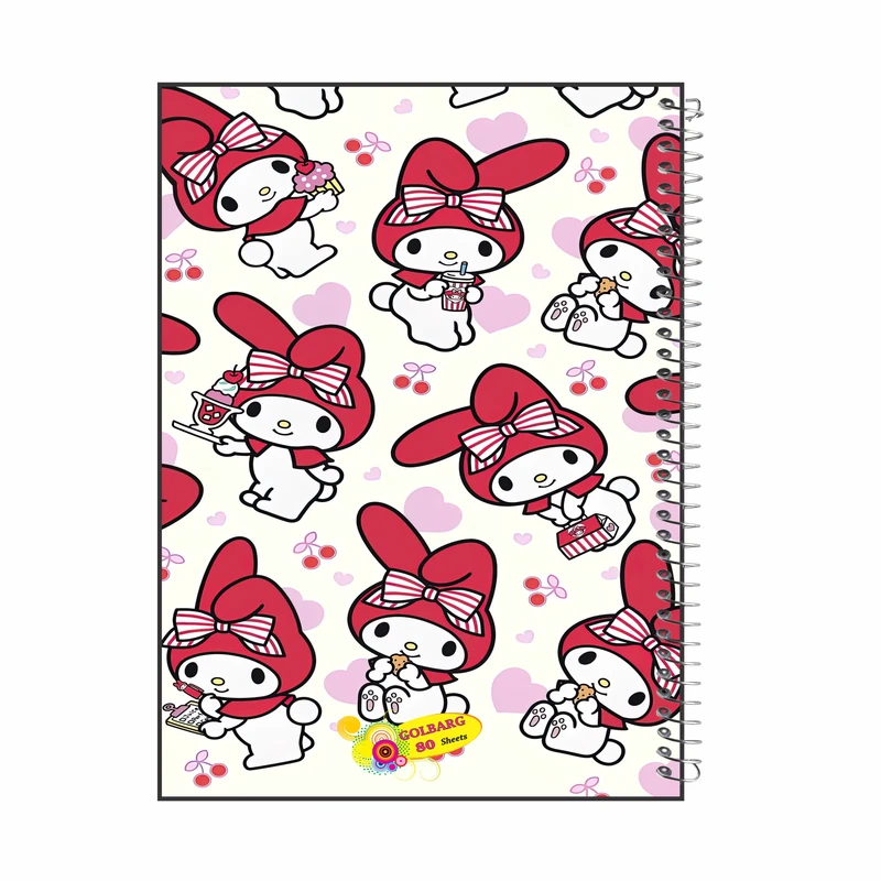 دفتر مشق 80 برگ گلبرگ مدل ملودی کد 7201