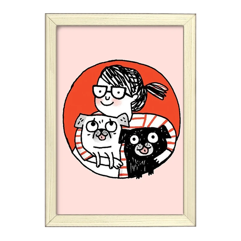 تابلو خندالو طرح حمایت از حیوانات کد 27371