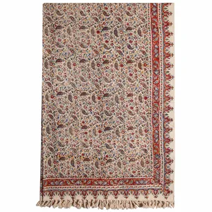 سفره قلمکار گالری مثالین کد 301012 سایز 135 × 200 سانتی متر