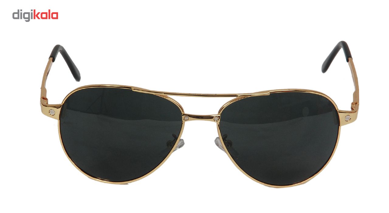 عینک آفتابی  شیشه ای یو وی 400مدل Cartier -  - 2