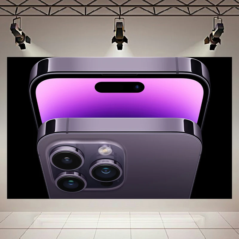 پوستر مدل بک لایت طرح گوشی آیفون 14 پرو کد ARY6