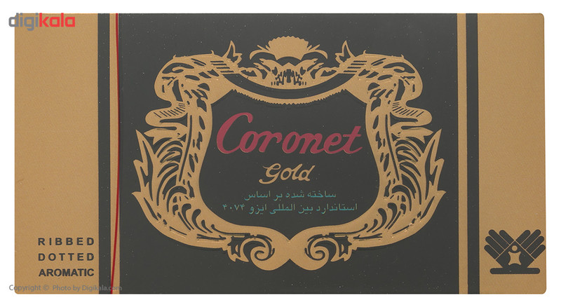 کاندوم خاردار کرونت مدل Golden بسته 12 عددی