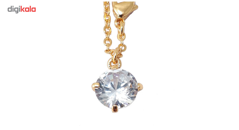 آویز ساعت نایس لند طرح تک نگین مدل P5 آویز ساعت نایس لند طرح تک نگین مدل P5