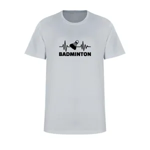 تی شرت آستین کوتاه زنانه مدل ورزشی بدمینتون  کد L293 رنگ طوسی