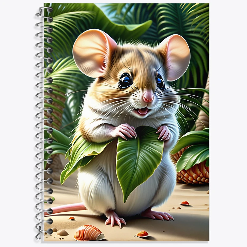 دفتر لغت 50 برگ خندالو طرح موش کد F6748