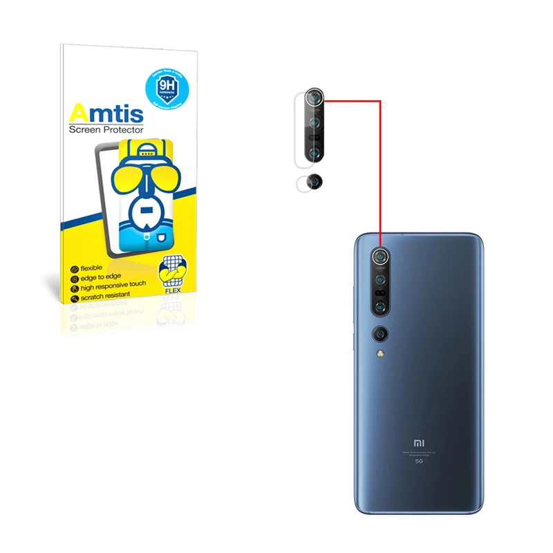 محافظ لنز دوربین امتیس مدل mi10pro مناسب برای گوشی موبایل شیائومی MI 10 PRO