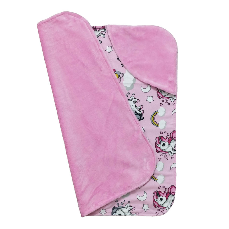 پتو نوزاد مدل اسب شاخدار سایز 75x75 سانتی متر