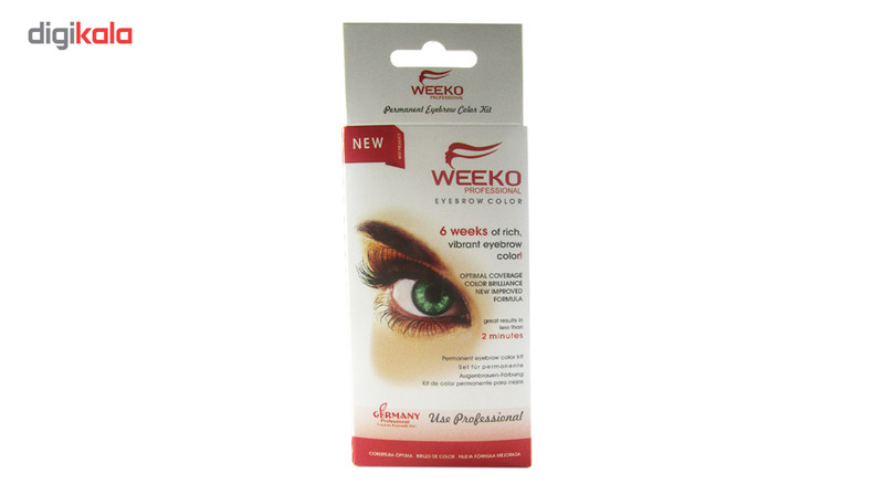 رنگ ابرو ویکو سری Medium matt blonde شماره Wm6 رنگ ابرو ویکو سری Medium matt blonde شماره Wm6