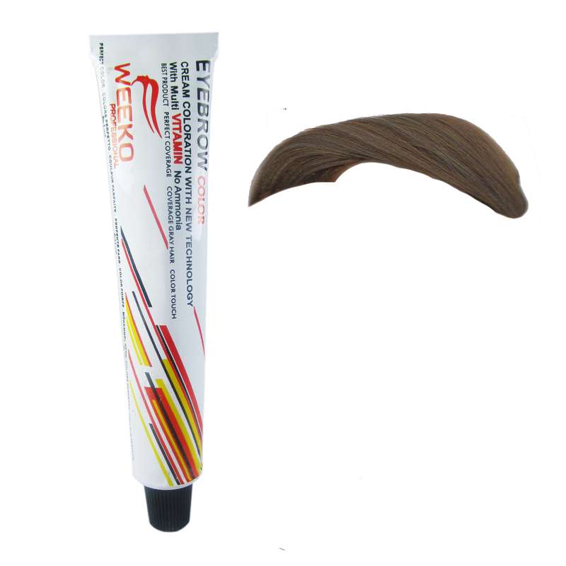 رنگ ابرو ویکو سری Medium matt blonde شماره Wm6 رنگ ابرو ویکو سری Medium matt blonde شماره Wm6