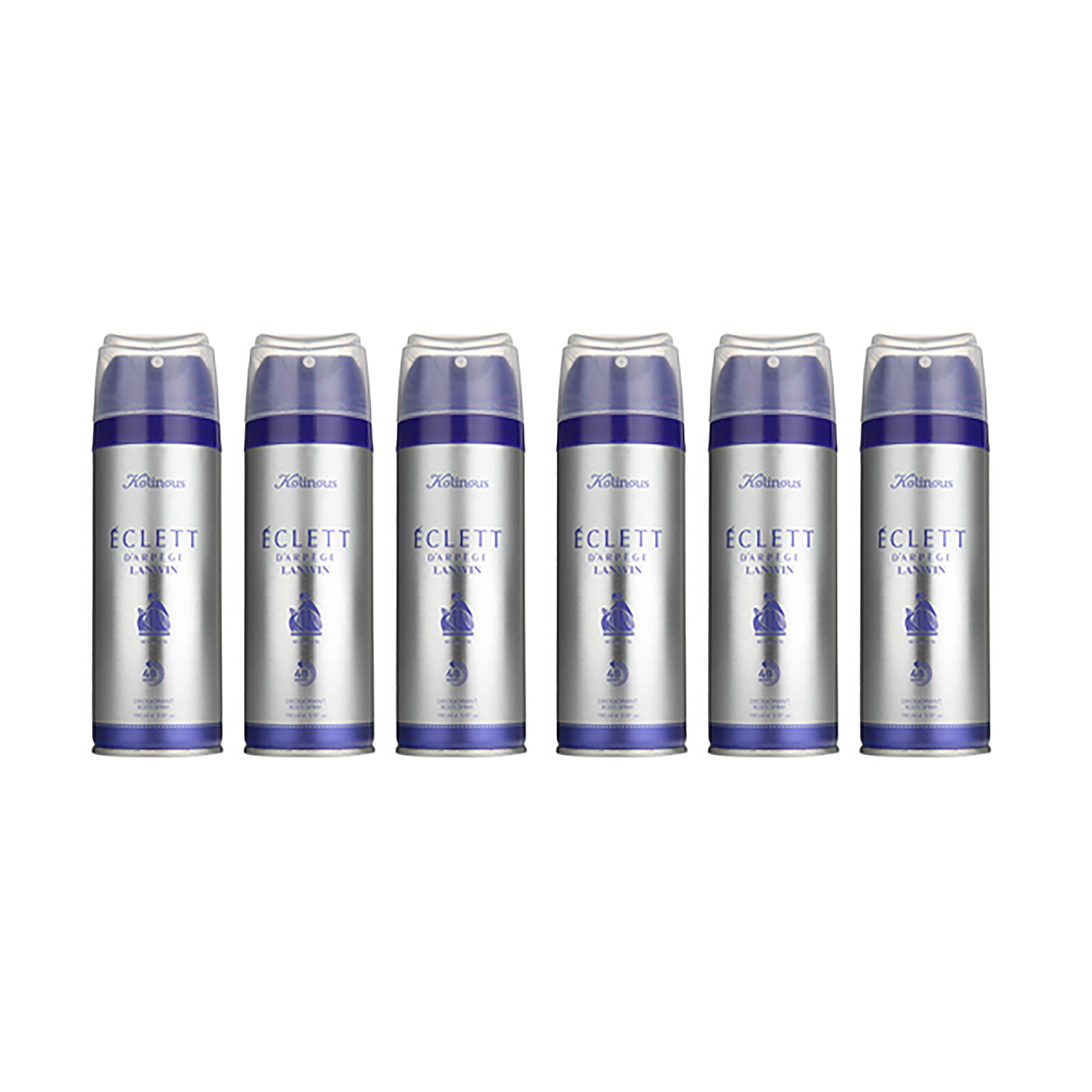 اسپری بدن زنانه کلینوس مدل eclett حجم 150 میلی لیتر مجموعه 6 عددی