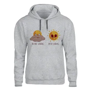 هودی مردانه مدل SUN کد J220 رنگ طوسی