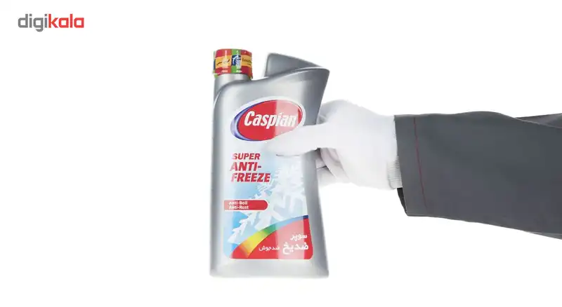 مجموعه ضدیخ و شیشه شور کاسپین مدل S333 حجم 1 لیتر بسته 2 عددی