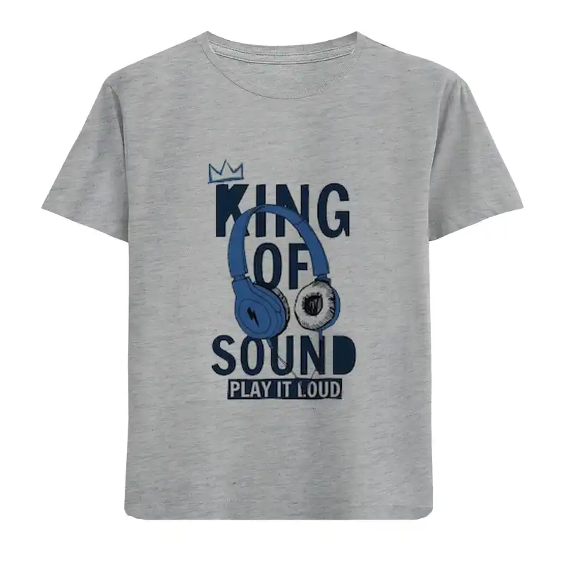 تی شرت آستین کوتاه بچگانه مدل D304 KING