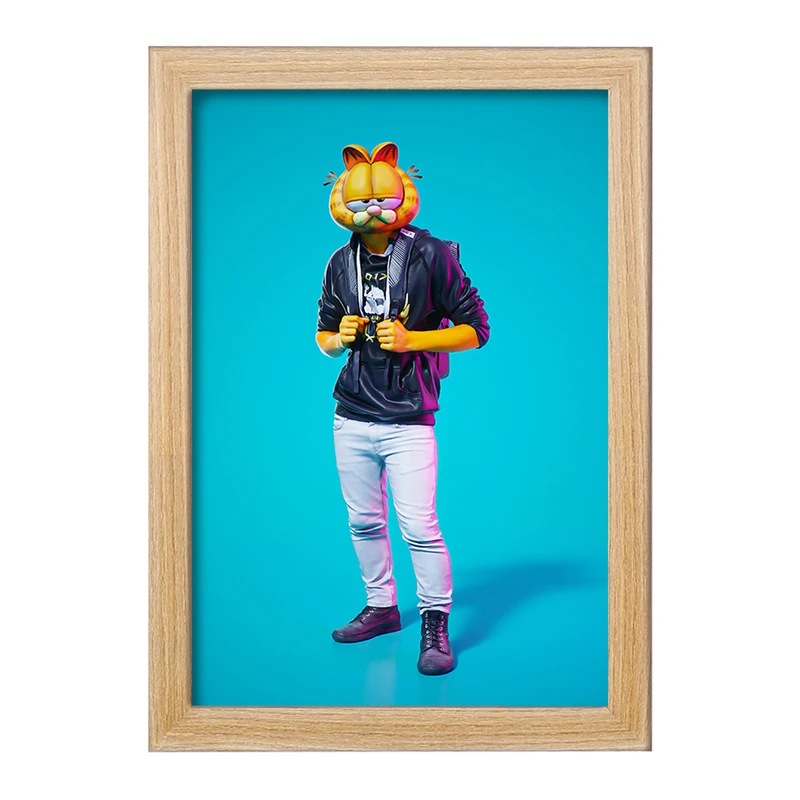 تابلو خندالو مدل گارفیلد (Garfield) کد F178