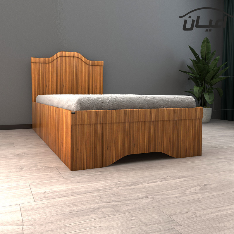 تخت خواب یکنفره اعیان مدل FH424 سایز 90x200 سانتی متر