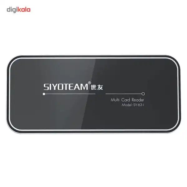 کارت خوان چند کاره سایوتیم مدل SY-631 با رابط USB 2.0 و کابل