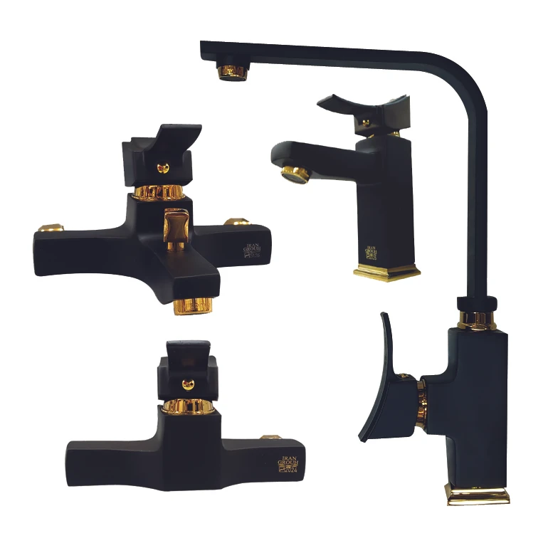 ست شیرآلات ایران گروه مدل فلت مجموعه 4 عددی