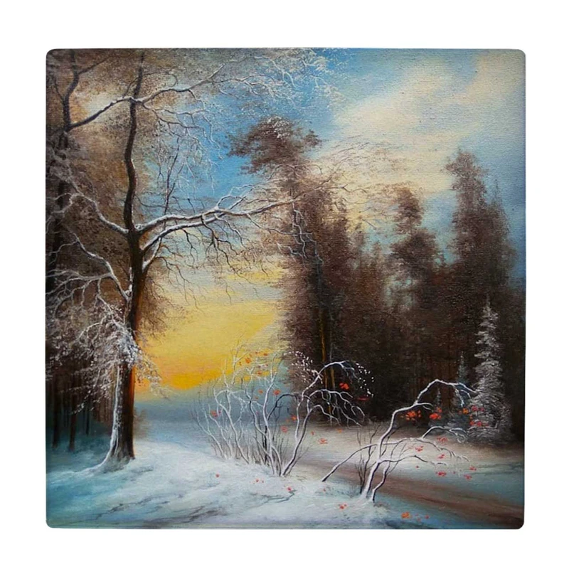  زیر لیوانی طرح جاده برفی کد    3672428_1709