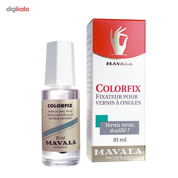 محلول تثبیت کننده لاک ماوالا مدل colorfix حجم 10 میلی لیتر