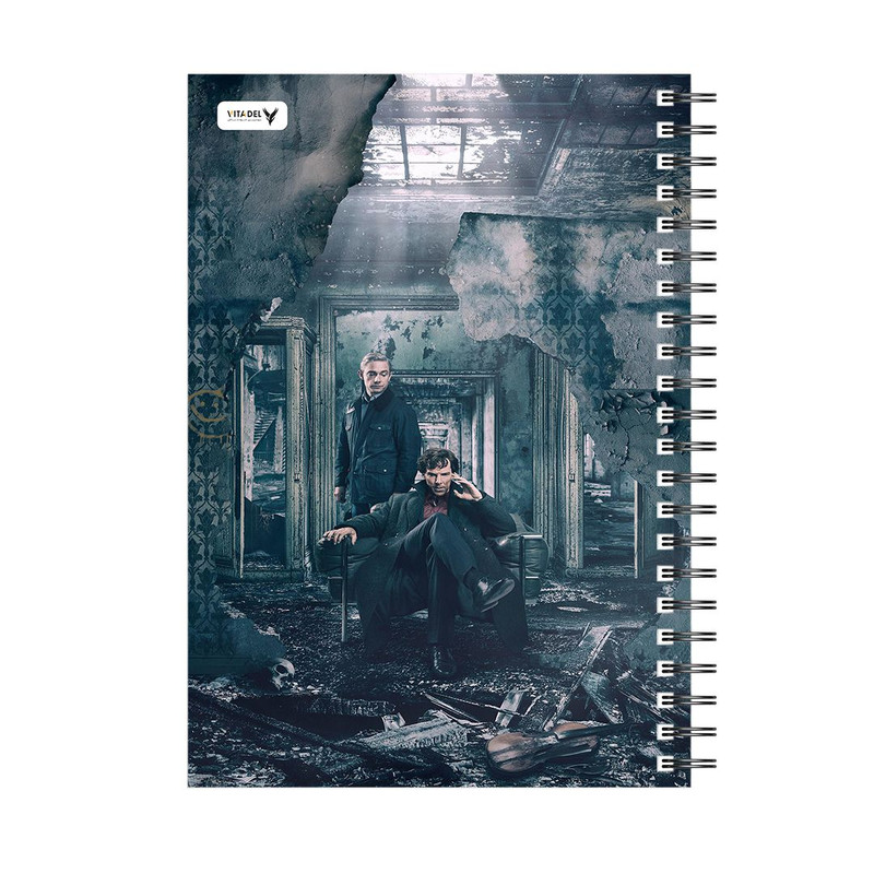 دفتر 120 برگ ویتادل طرح شرلوک مدل 9