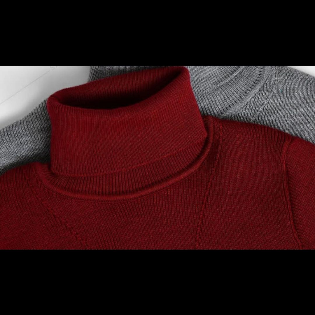 پلیور مردانه مدل یقه اسکی کد 03 -  - 3