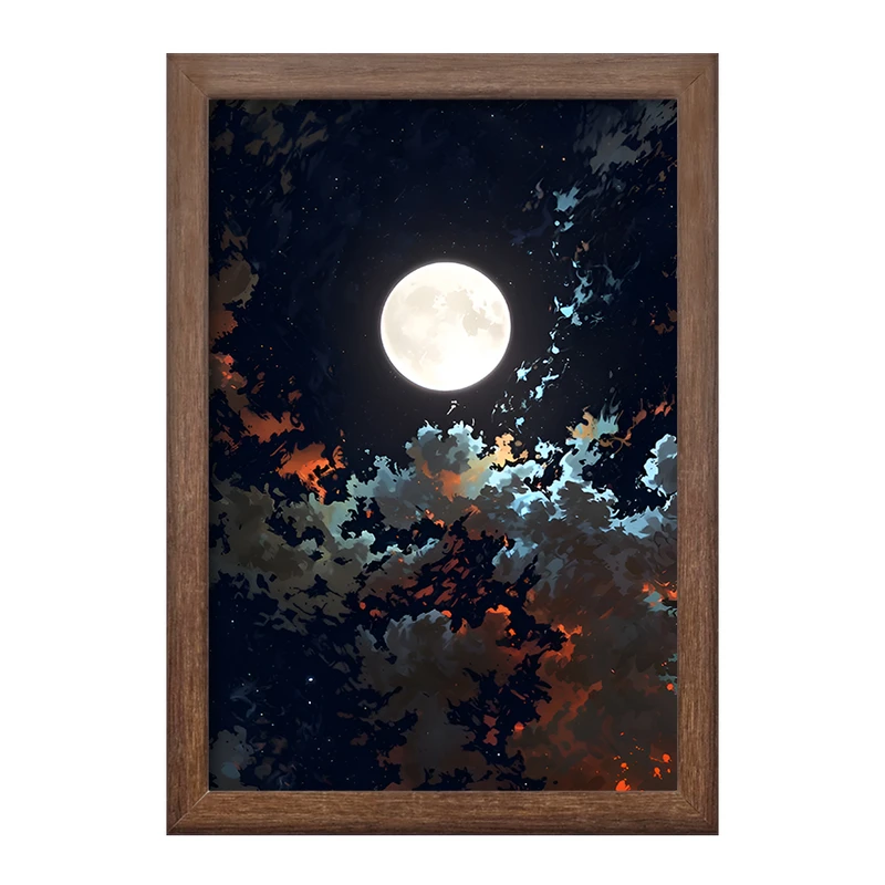 تابلو خندالو طرح ماه (Moon) کد F11607