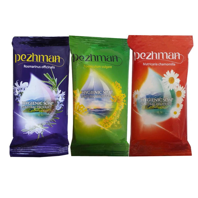 صابون شستشو پژمان مدل RBR وزن 75 گرم مجموعه 3 عددی