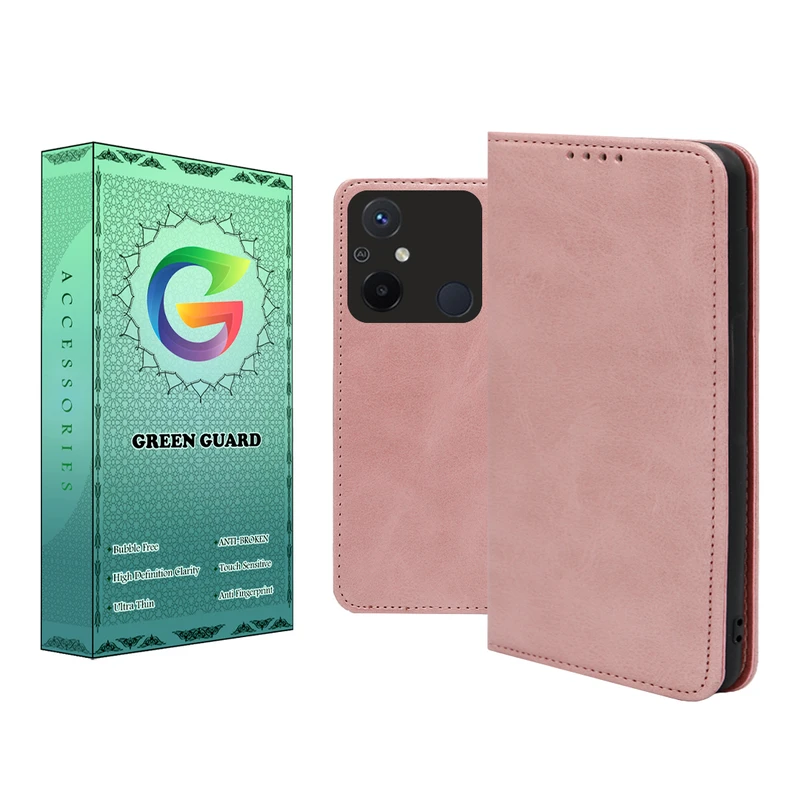  کیف کلاسوری گرین گارد طرح چرمی مدل Bitta مناسب برای گوشی موبایل شیائومی Redmi 12C
