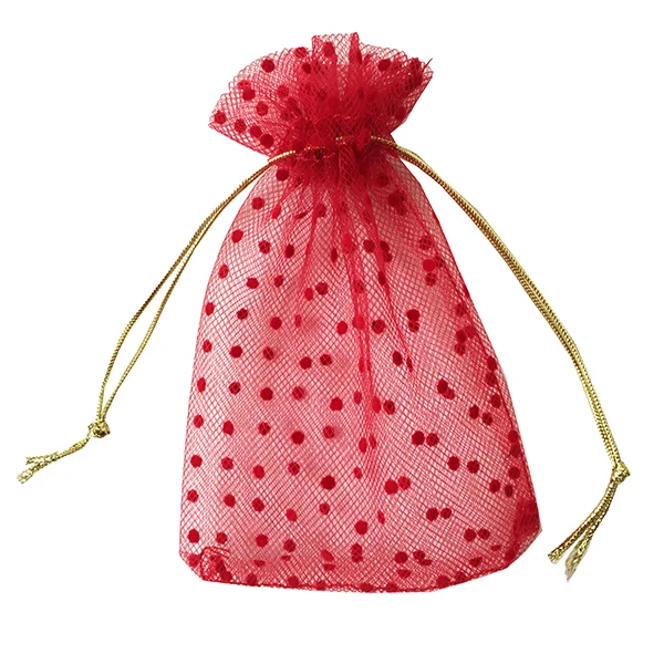 کیسه هدیه مدل خال خالی کد 16 بسته 10 عددی