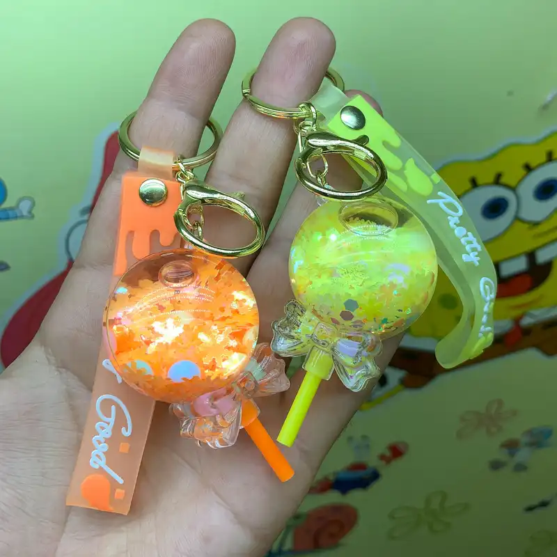 جاکلیدی مدل سیلیکونی طرح آبنبات چوبی