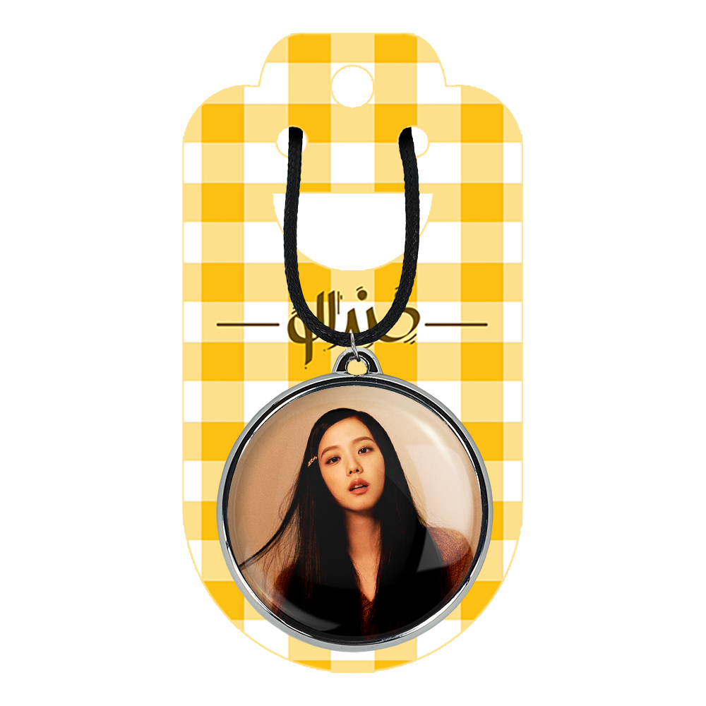 گردنبند خندالو مدل جیسو بلک پینک کد 1418114188